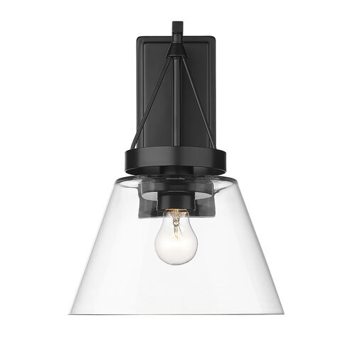 Penn 1 Light 11 inch Matte Black Wall Sconce Wall Light